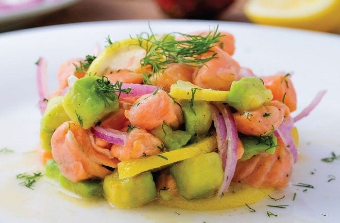 Chilean salmon ceviche recipe