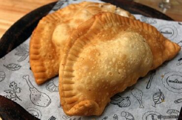 Chilean seafood empanadas