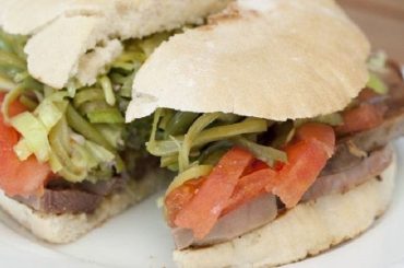 Chilean Homemade Beef Tongue Sandwich Recipe