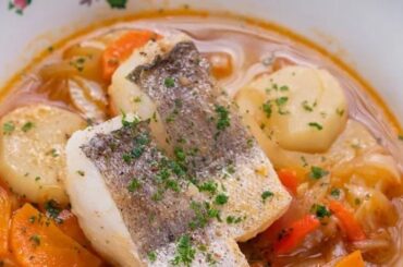 Chilean Homemade Fish Stew Cazuela Recipe