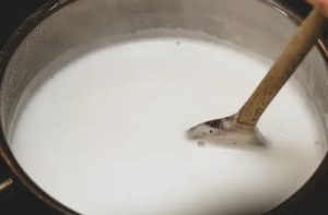 Heating milk Heating milk