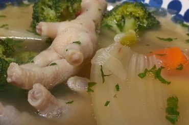 Homemade Chicken Feet Broth Recipe