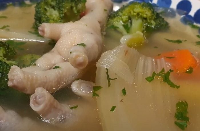 Homemade Chicken Feet Broth Recipe