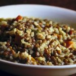 Homemade Chilean Recipe for Rice with Lentils