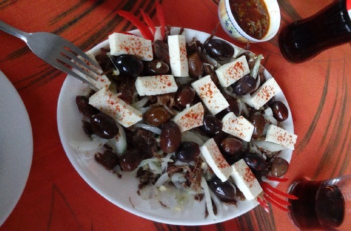 Recipe for Chilean Muleteer Salad
