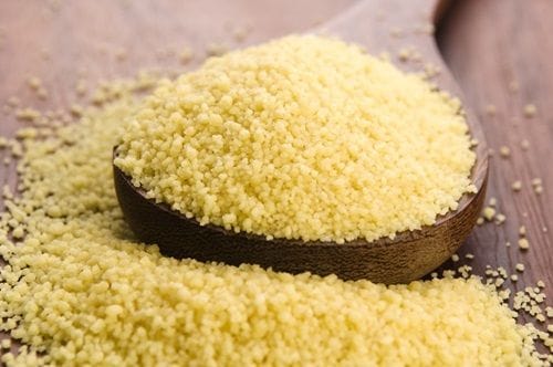 Semolina to thicken the chicken consomme