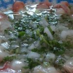 Chilean Pink Clam Ceviche in Green Sauce Recipe