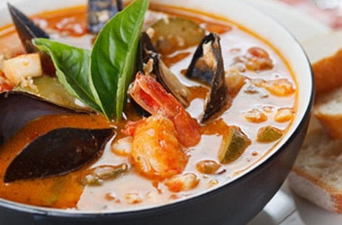 Chilean Homemade Seafood Soup Recipe