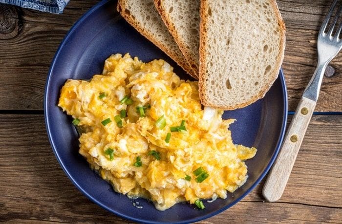 Scrambled Eggs with Onion Recipe
