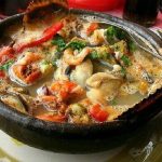 Traditional Hot Chilean Seafood Stew