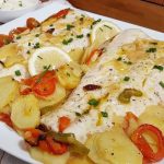 Chilean Baked Hake Recipe with Potatoes