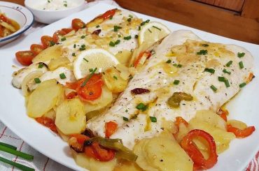 Chilean Baked Hake Recipe with Potatoes