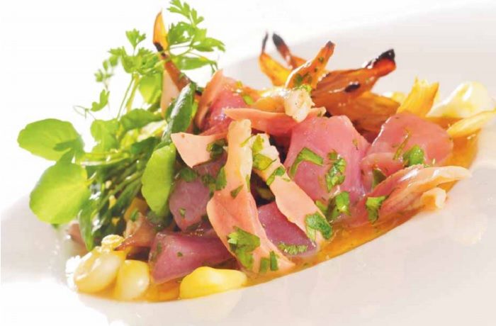 Tuna and Chilean Razor Clam Ceviche Recipe