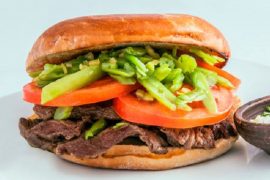 Chilean Traditional Chacarero Sandwich Recipe