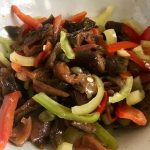 Sautéed Cochayuyo with Vegetables