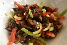 Sautéed Cochayuyo with Vegetables
