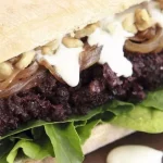 Blood Sausage and Blue Cheese Sandwich
