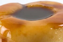 Chilean macho ruso — a traditional milk pudding from Ovalle, unmolded and drizzled with liquid caramel