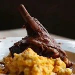 Chilean roasted lamb shank (garrón de cordero al horno) — tender and juicy oven-baked recipe