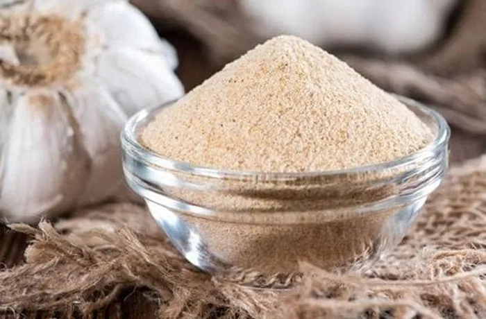 Garlic powder, paprika, oregano, and cumin — the spice blend mixed into the ground pork for Chilean San Carlos artisanal longaniza