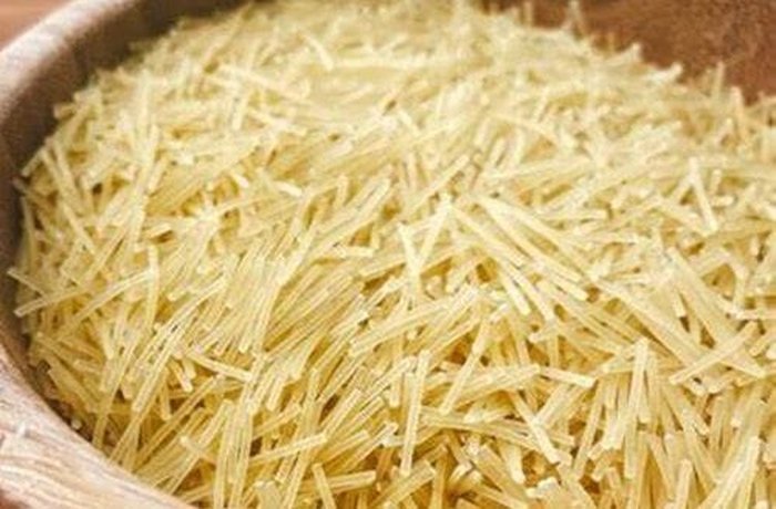 Angel hair noodles to toast for Arabic rice