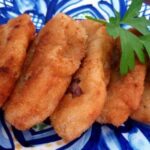 Chilean breaded bull criadillas fried golden in olive oil