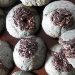 Chilean butter cookies filled with homemade maqui berry jam