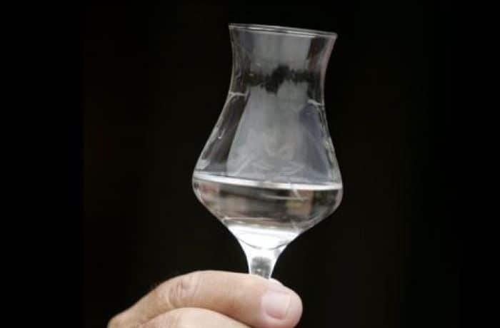 Chilean pisco, the base spirit for the pisco version of calafate sour.
