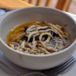 Chilean puyes, tiny translucent fish sautéed in olive oil with merkén and parsley