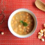 Chilean wild mushroom broth (caldo de digüeñes), a warm Mapuche soup with wild mushrooms and toasted flour.