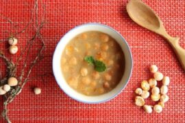 Chilean wild mushroom broth (caldo de digüeñes), a warm Mapuche soup with wild mushrooms and toasted flour.