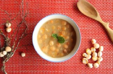 Chilean wild mushroom broth (caldo de digüeñes), a warm Mapuche soup with wild mushrooms and toasted flour.