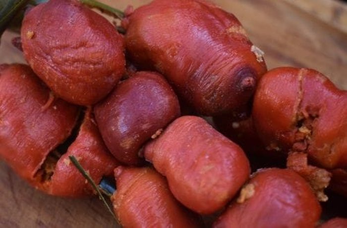 Cleaned Chilean piures for the soup