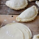 Gluten-free empanada dough ready to roll, made with rice flour and chuño