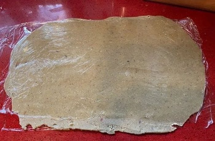 Freshly made homemade chestnut puree