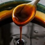 Glossy homemade Japanese teriyaki sauce in a bowl