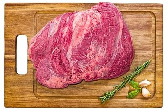 Trimmed raw abastero beef cut, ready to salt or marinate