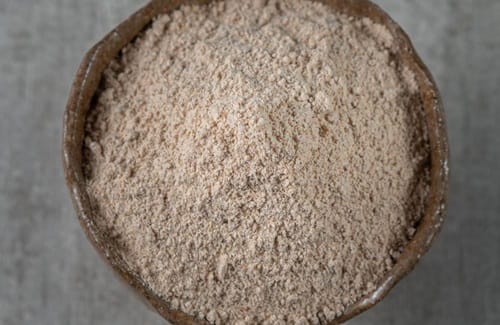 Toasted flour Toasted flour, the base ingredient used to thicken Chilean wild mushroom broth.