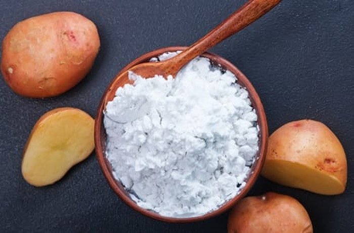 White chuno, fine potato starch used for Chilean chuno cookies