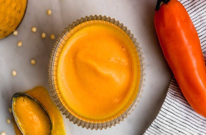 Fresh ají amarillo, the Peruvian yellow chili for huancaína sauce