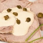 Argentine vitel toné, sliced beef with tuna sauce