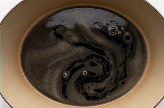 Dark beer infused with spices for beer jam