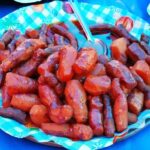 Camote confitado in syrup, homemade Chilean candied sweet potato recipe