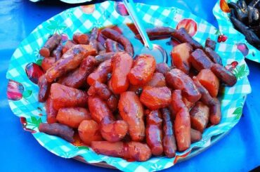 Camote confitado in syrup, homemade Chilean candied sweet potato recipe
