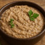 Creamy Chilean changle mushroom dip with chives