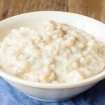 Chilean creamy wheat mote with parmesan