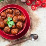 Chilean meatballs in tomato sauce