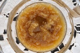 Jar of homemade Chilean nalca jam