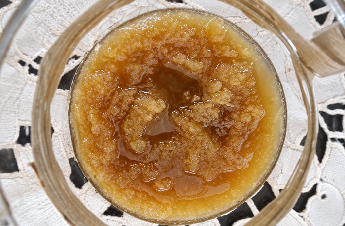 Jar of homemade Chilean nalca jam