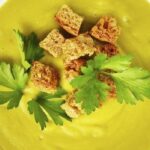 Homemade Chilean vegetable cream soup